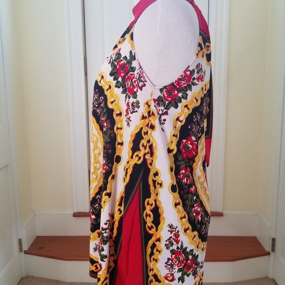 Fashion in style multicolored top sz XL - Picture 4 of 5